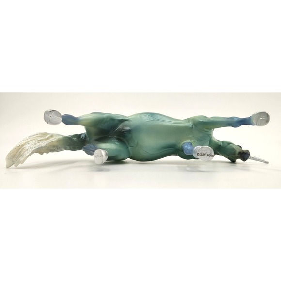 Retired Breyer LE MUR EXCLUSIVE Unicorn Of The Sea 62060 with Sequin Cape - Picture 13 of 16
